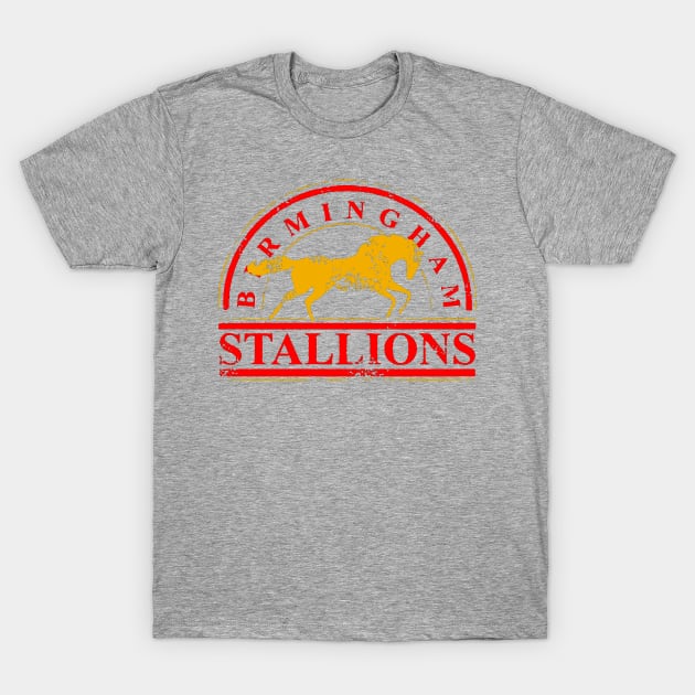 BIRMINGHAM STALLIONS VINTAGE T-Shirt by thedeuce